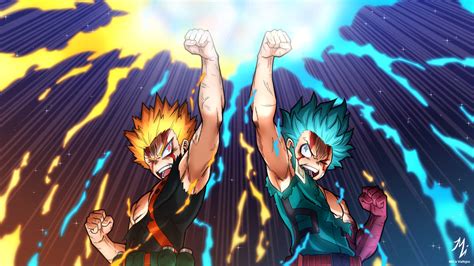 Bakugou And Deku Detroit Smash Heroes Rising By Miconomicon On Deviantart