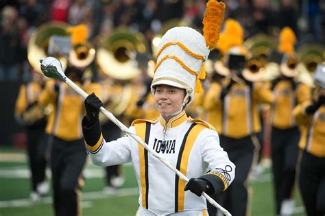 Drum Major Makes Hawkeye Marching Band History Iowa Now