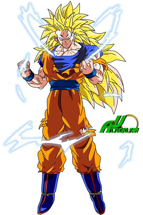 Goku Ssj3 By A Vstudiofan On Deviantart