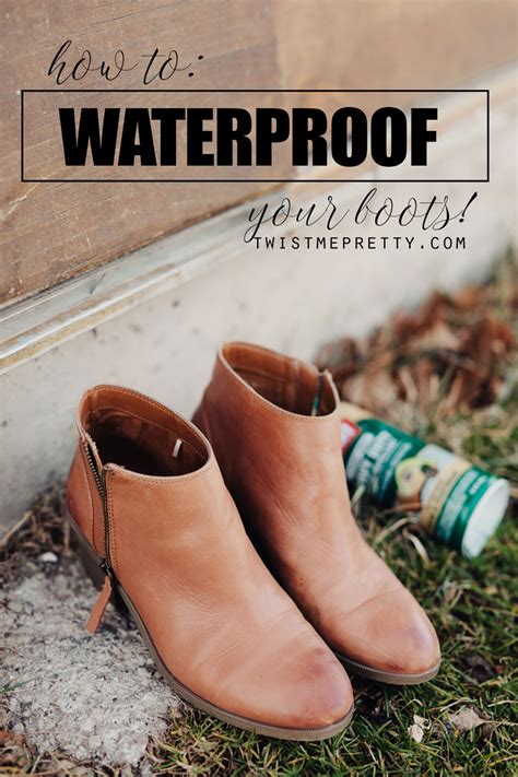 How To Waterproof Your Shoes Twist Me Pretty