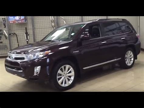 View photos, features and more. 2012 Toyota Highlander Hybrid Review - YouTube