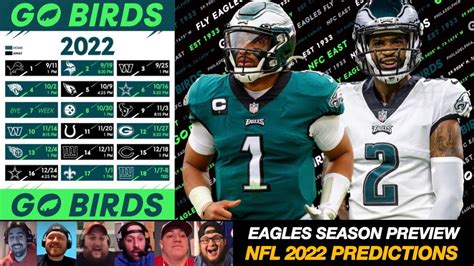 Philadelphia Eagles 2022 Season Predictions And Preview Eagles Nfl