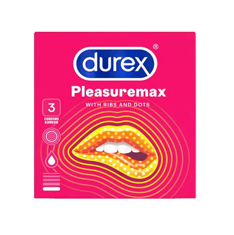 Durex Pleasuremax Ribbed And Dotted Condom 3pcs Pack