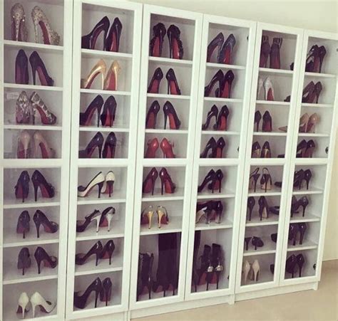 $ 39 / 2 pack. Shoe display made with ikea billy bookcases. I need this ...