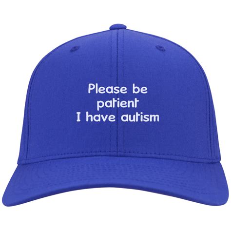 Please Be Patient I Have Autism Hat Snapback
