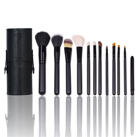 Pro 12pcs Makeup Brush Set Cosmetic Tool Kit W Pu Leather Holder Storage Case Ebay Makeup