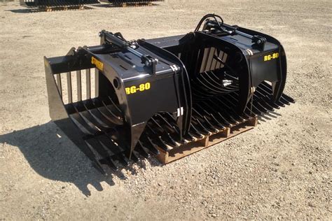 Skid Steer Rock Grapple Rg Series Stinger Attachments