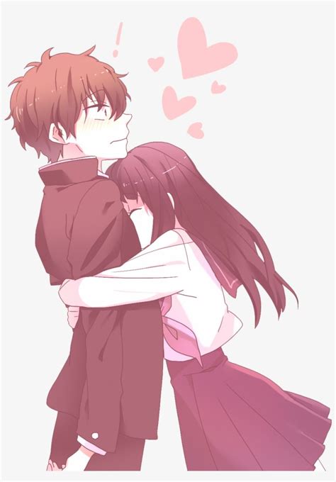Anime Girl Hugging Boy