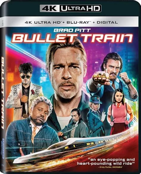 New Bullet Train 4k Ultra Hd Blu Ray Wslipcover Digital 2022