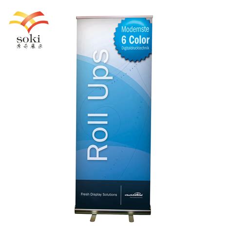 120200cm Economical Aluminum Retractable Roll Up Banner Display