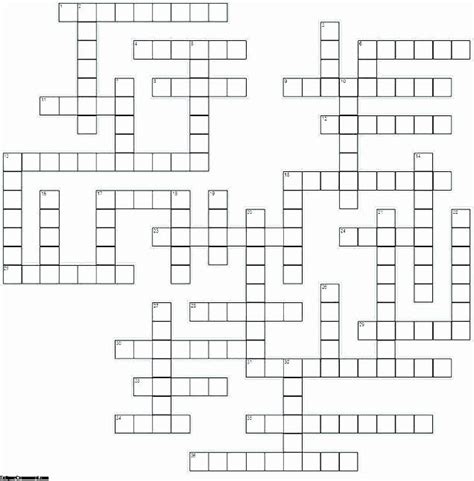 Now you can write in your answer in the space provided. Blank Crossword Puzzle Maker Luxury Puzzle Template ...