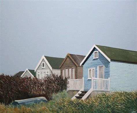Paintings Of Beach Huts Seascapes And Marine Art By Linda Monk