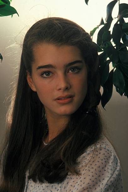 Actress And Model Brooke Shields At A Photo Shoot In June 1986 In New