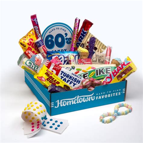 1960 S Candy T Decade Box In Decade Candy Boxes 1960 S Candy At Hometown Favorites Hard To