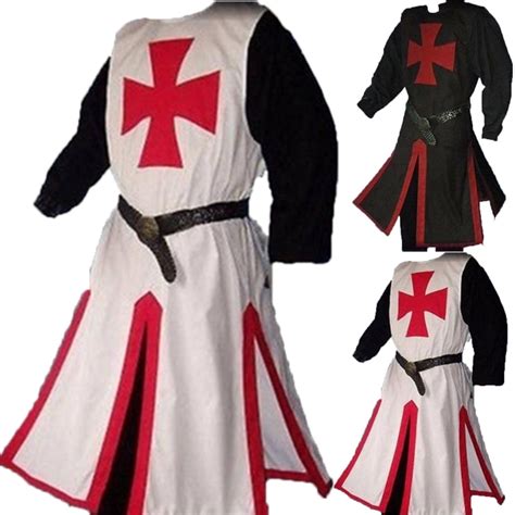 Templar Knight Crusader Surcoat Reenactment Medieval Period Tunic Stage