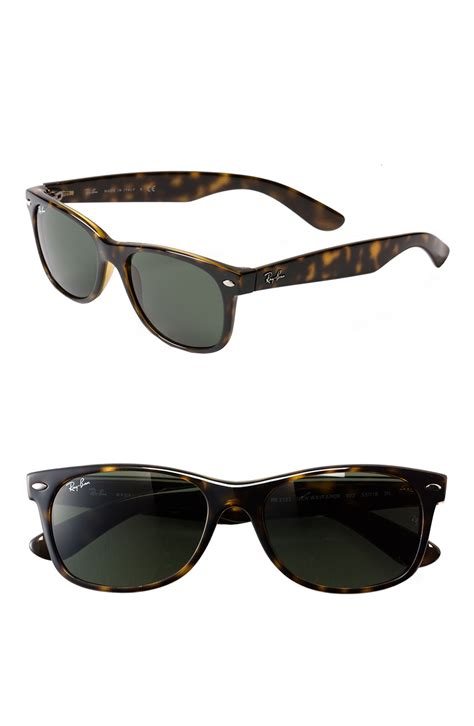 Ray Ban New Wayfarer 55mm Sunglasses In Brown For Men
