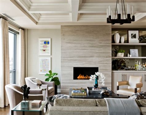 16 Modern Living Rooms With Marble Fireplaces Top Dreamer