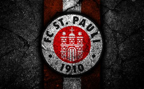 Pauli.als gründungsdatum gilt der 15. Download wallpapers St Pauli FC, 4k, grunge, logo, Bundesliga 2, creative, German football team ...
