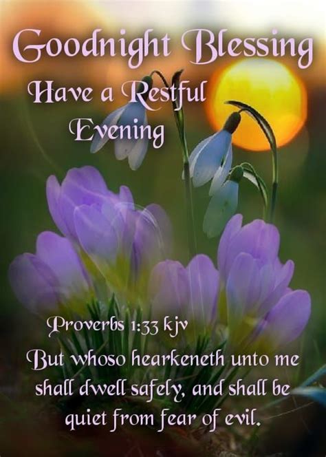 Proverbs Good Night Blessing Pictures Photos And Images For Facebook