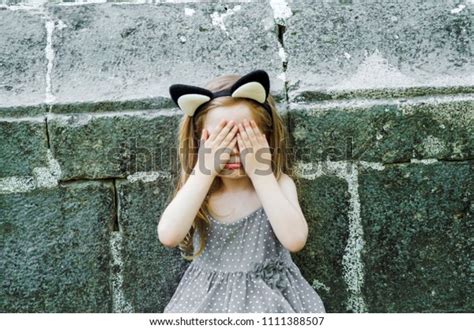 Sad Toddler Girl Hands On Face Stock Photo 1111388507 Shutterstock