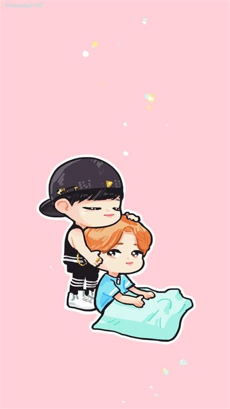 Pin By Bts Army On Jikook Bts Wallpaper Bts Chibi Bts