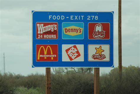 Food Exit 278 Interstate 5 Freeway Sign A Photo On Flickriver
