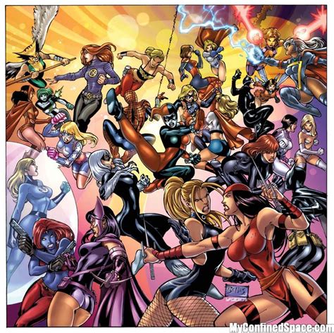 Marvel Girls Vs Dc Girls Myconfinedspace