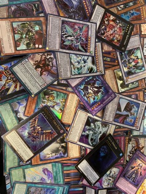 Yugioh 50 Card All Holographic Holo Foil Collection Lot Ebay