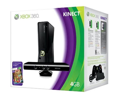 Xbox 360 4gb Console With Kinect Xb Play Again