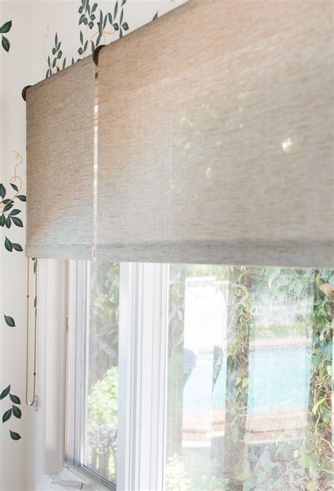 Natural Woven Roller Shades Via Marie Flanigan Interiors And Whitney