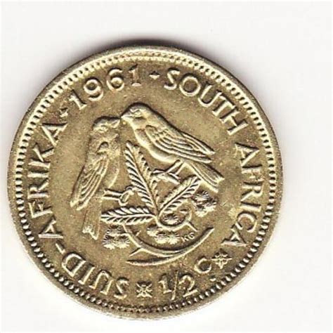 Numismatic Collectables South Africa 1961 12c Eendrag Maak Mag V