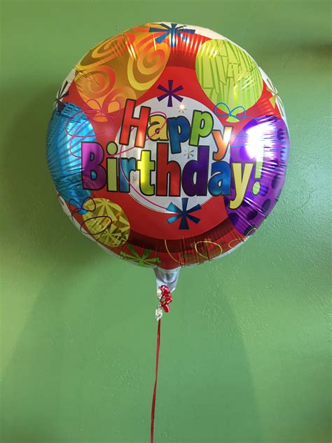 Happy Birthday Mylar Balloon By Lizs Flowers
