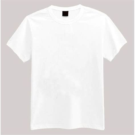 Mens Cotton White Plain T Shirt Size S To Xxl Rs 220 Piece Id