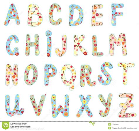 8 Best Images Of Cute Alphabet Letters Printable Cute Alphabet