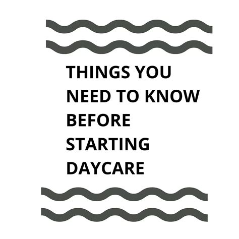 Are You Starting Daycare Soon Here Are Important Things To Know And