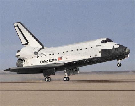 The Atlantis Space Shuttle Landing After Its Almost