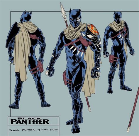 A Better Look At Marvels New Costume Design For The Black Panther