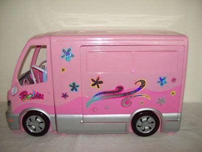 Barbie Camper Van Motorhome Party Bus Hot Tub Lights Sounds
