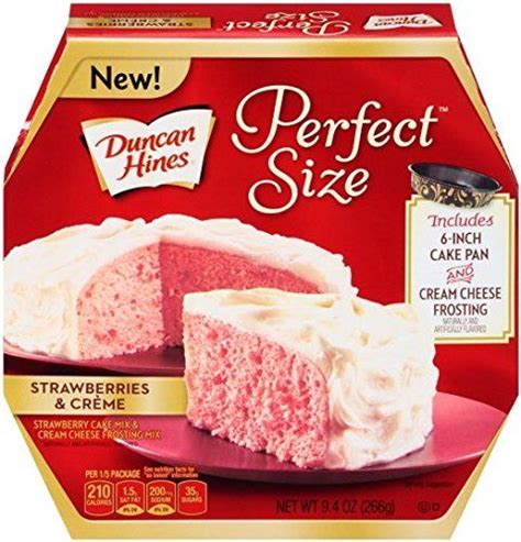 From duncan hines signature strawberry supreme cake mix food. Duncan Hines Perfect Size Cake Mix Strawberry Creme 94 ...