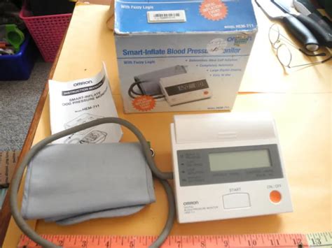 Omron Smart Inflate Hem 711 Blood Pressure Monitor Works Well 1499