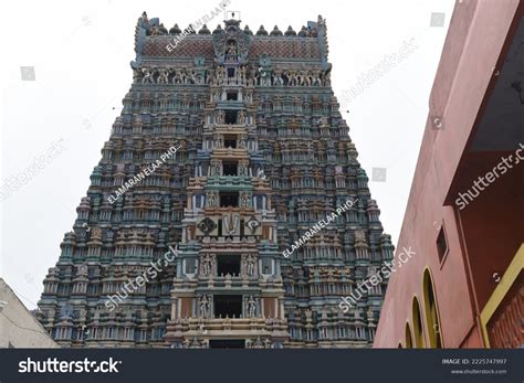 Srivilliputhur Andal Temple Tower Tamil Nadu Stock Photo 2225747997