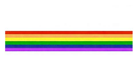rainbow pride lgbt gay and lesbian thick rainbow banner sticker pride shack