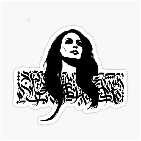 Fairouz Collection Arabic Calligraphy By Fadi New Edition Sticker