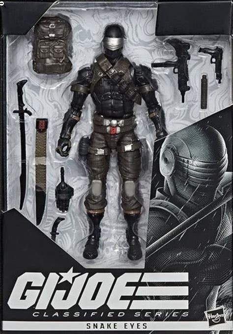 Gi Joe Classified Series Snake Eyes Deluxe Figure Set