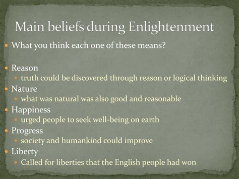 Ppt Enlightenment The Age Of Reason Powerpoint Presentation Free