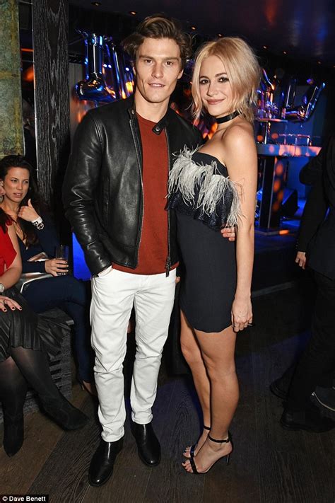 Pixie Lott With Handsome Beau Oliver Cheshire At Bafta Party Daily