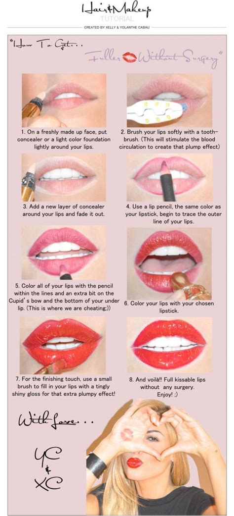 How To Get Big Lips Without Surgery Or Makeup Saubhaya Makeup