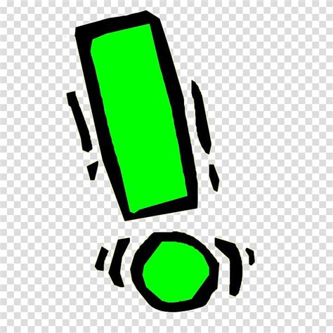 Exclamation Mark Interjection Icon Graffiti Green Transparent