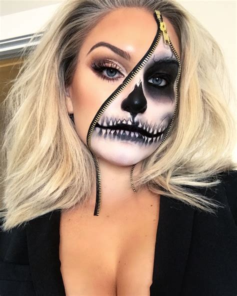Top 5 Des Maquillage A Appliquer Pour Halloween - Maquillage d'Halloween squelette : tuto en 10 étapes faciles