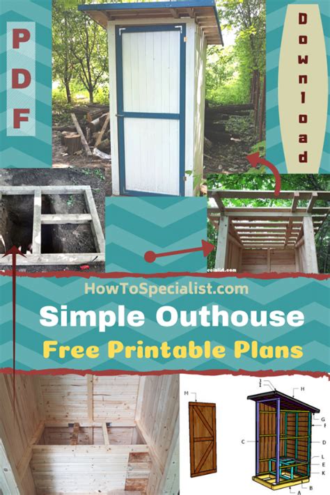 Simple Outhouse Plans Howtospecialist How To Build Step By Step